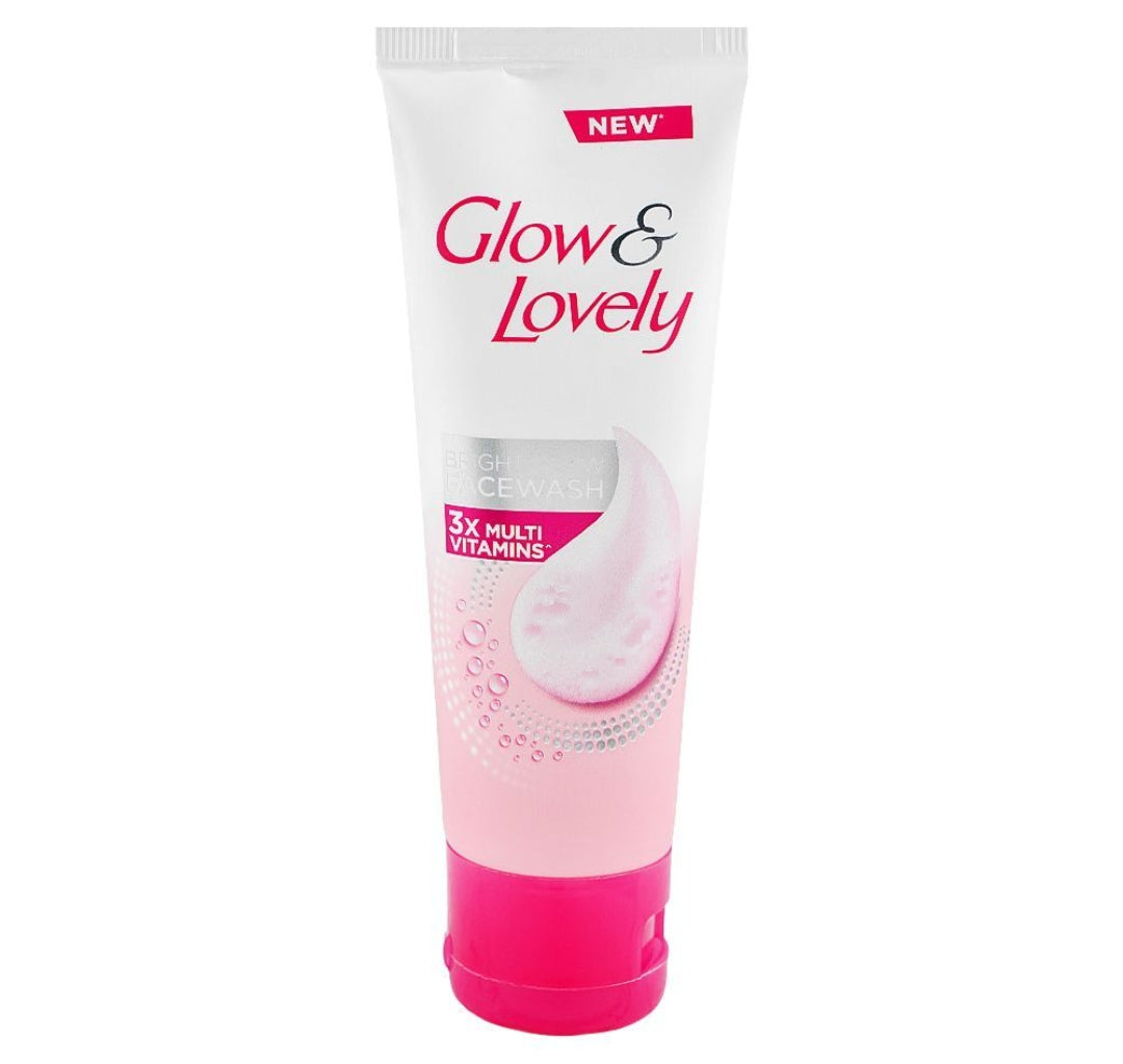 Glow & Lovely Bright Glow 3x Multi-Vitamins Face Wash, For All Skin Types, 80g