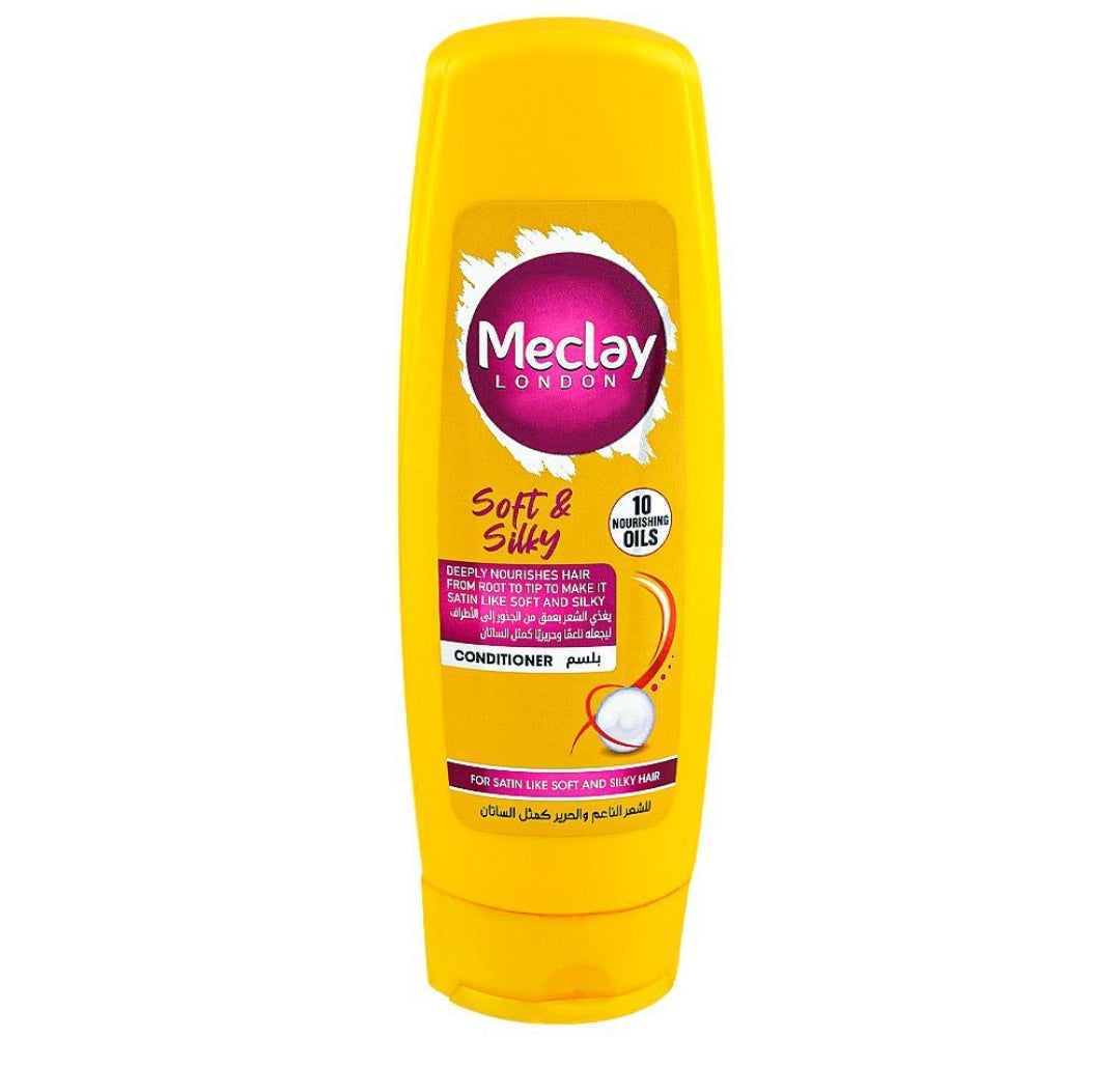 Meclay London 10 Nourishing Oils Conditioner, For Soft & Silky Hair, 180ml