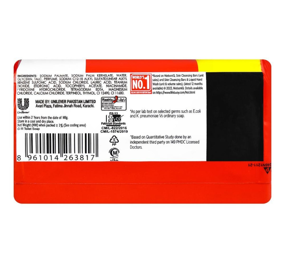 Lifebuoy Total Protect Red Soap, 130g