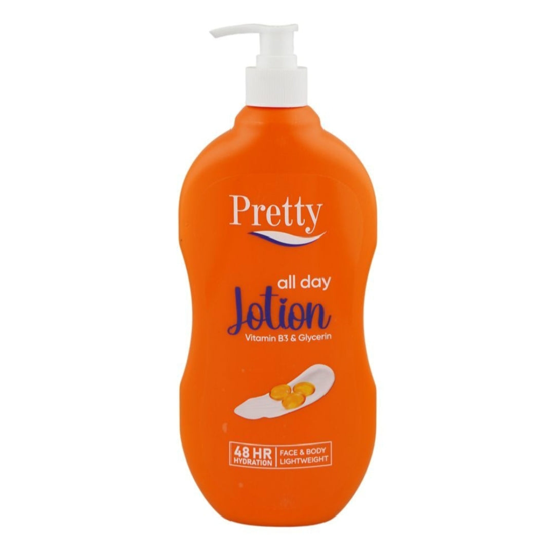 Skincare Pretty Vitamin B3 & Glycerin All Day Face & Body Lotion, For All Types Of Skin, 500ml