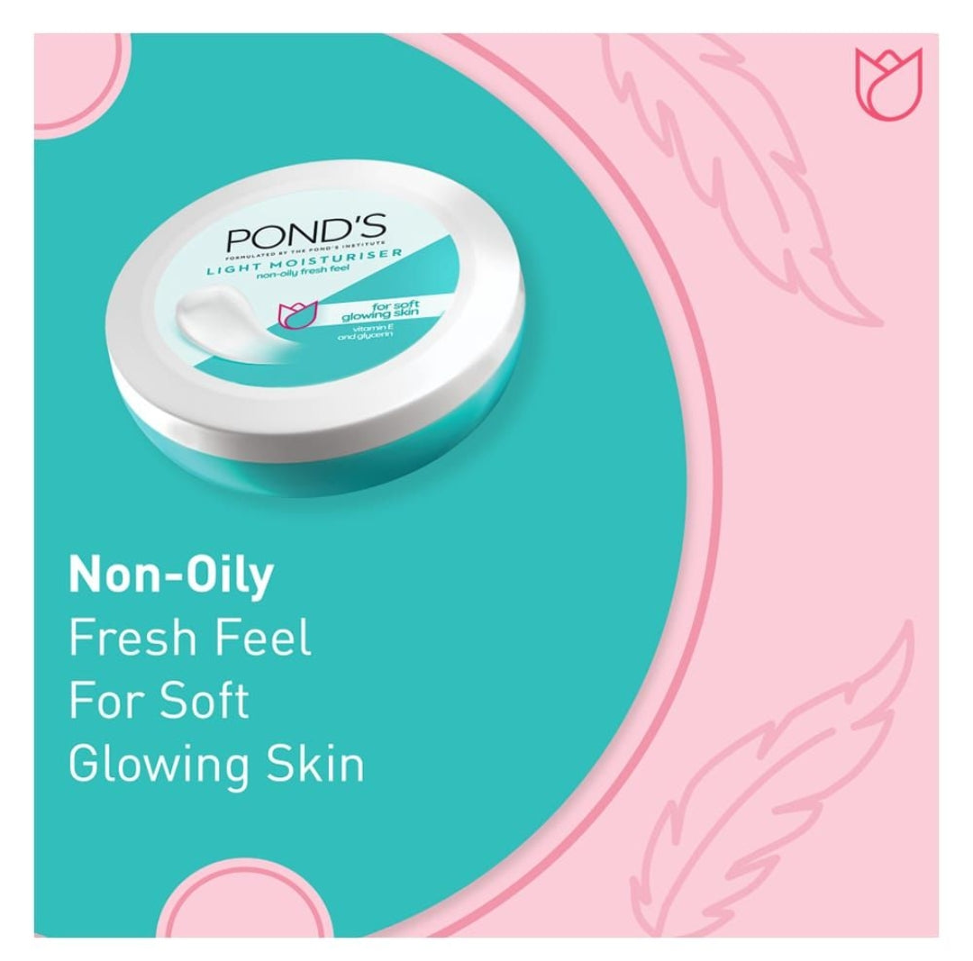 Pond's Light Moisturiser Soft Glowing Skin Cream, 75g