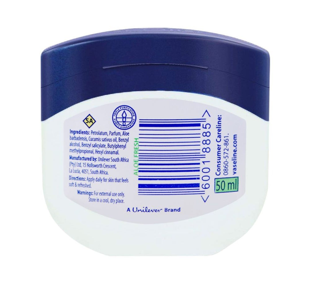 Vaseline Blue Seal Aloe Fresh Light Hydrating Jelly, 50ml