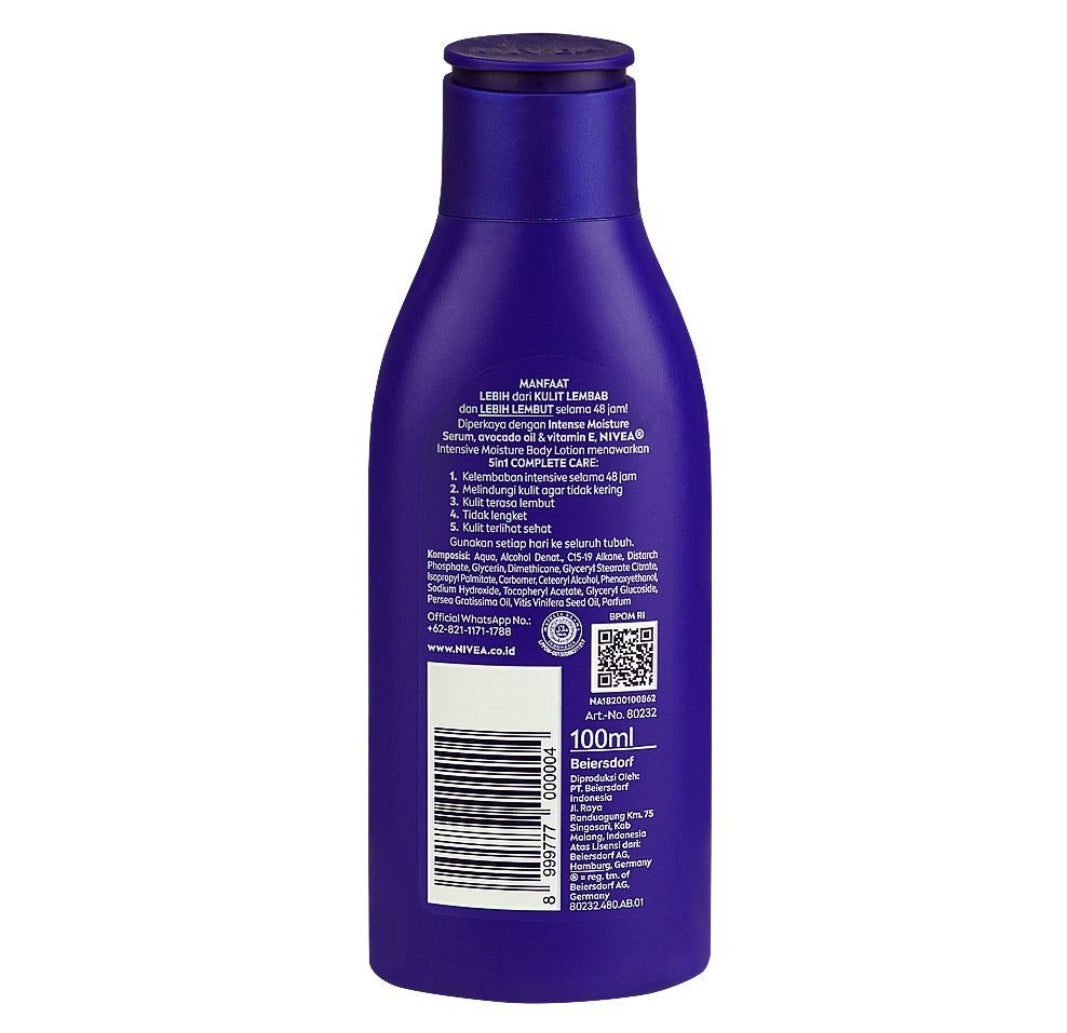 Nivea Intensive Moisture Body Lotion 100ml