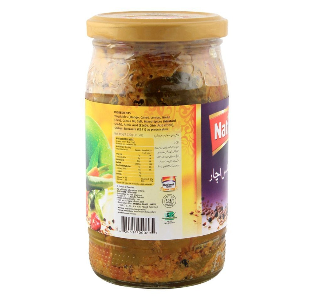 National Mixed Pickle 320gm