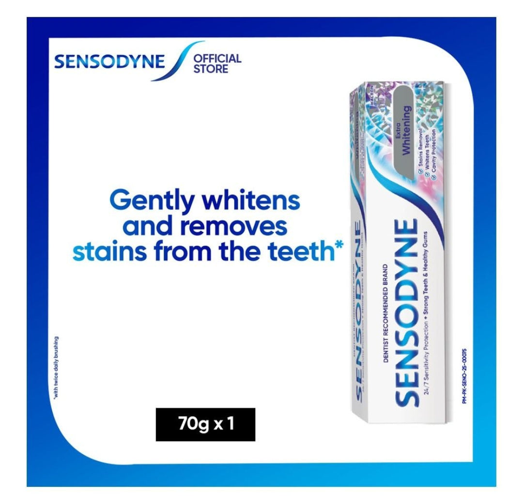 Sensodyne Extra Whitening Toothpaste, 100g