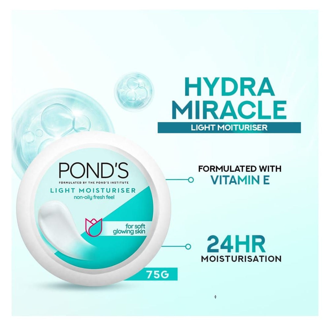 Pond's Light Moisturiser Soft Glowing Skin Cream, 75g