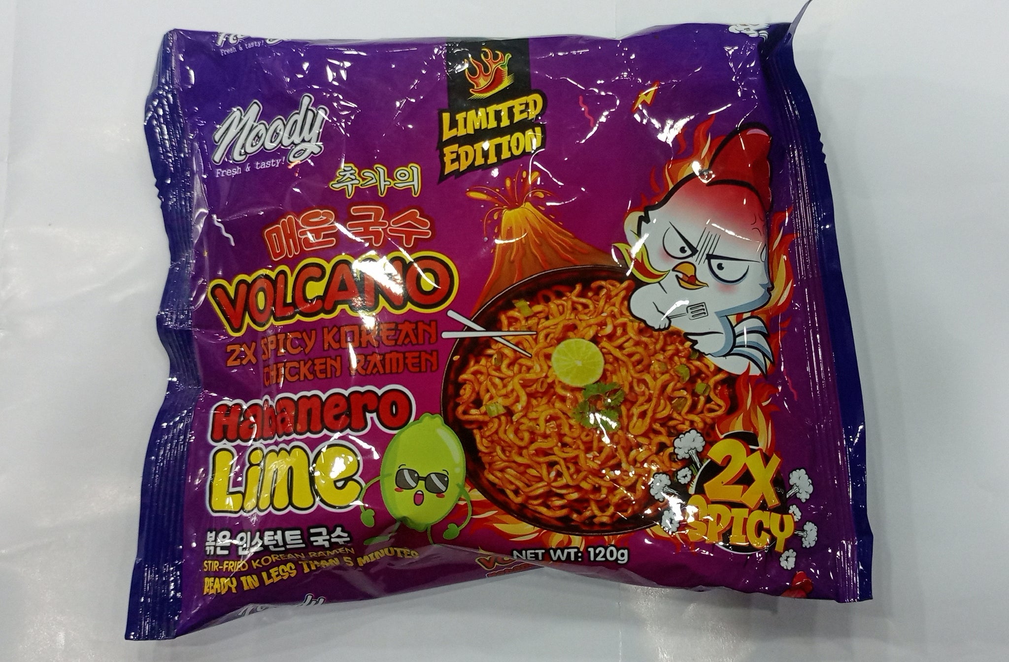 Noody 2X Spicy Korean Chicken Ramen Habanero Lime