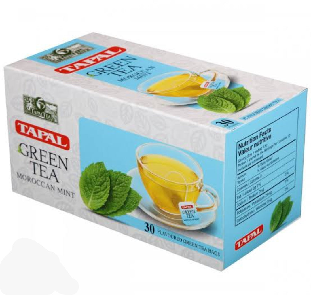 Tapal Green Tea Moroccan Mint Bags 30-Pack