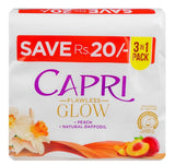 Capri Glow Daffodil Peach Soap, 3x120g