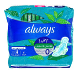 Always 3in1 Herbal Freshness Ultra Thin Extra Long Pads, 7-Pack