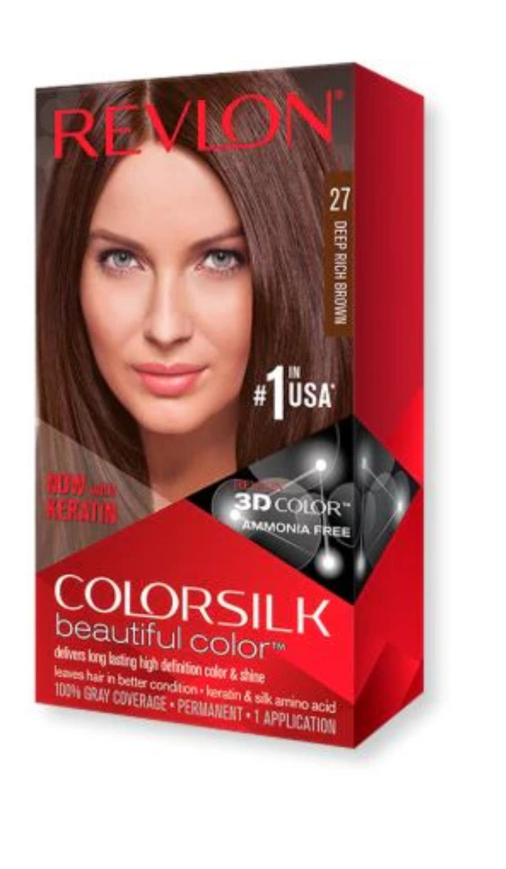 Revlon Colorsilk Deep Rich Brown Hair Color 27
