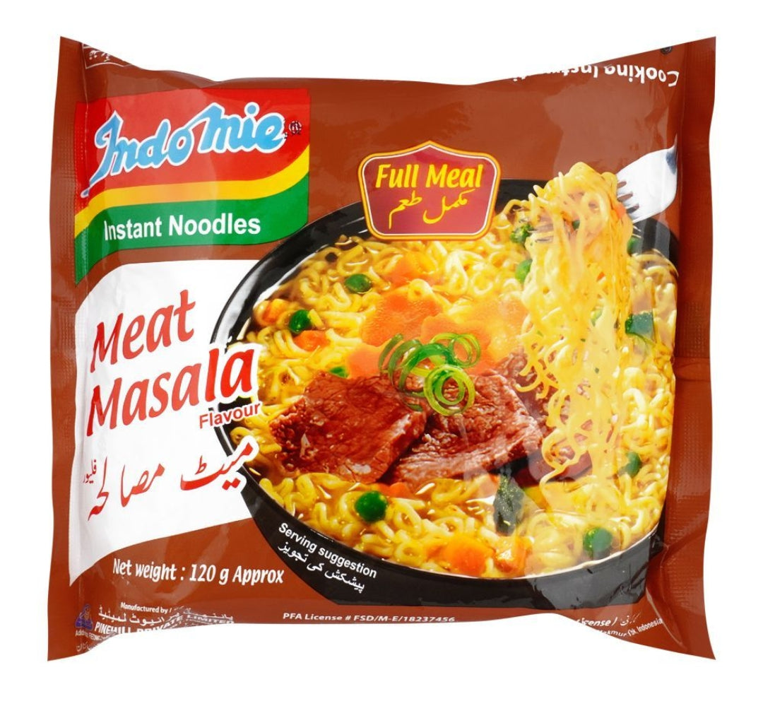 Indomie Meat Masala Flavour Instant Noodles, 120g