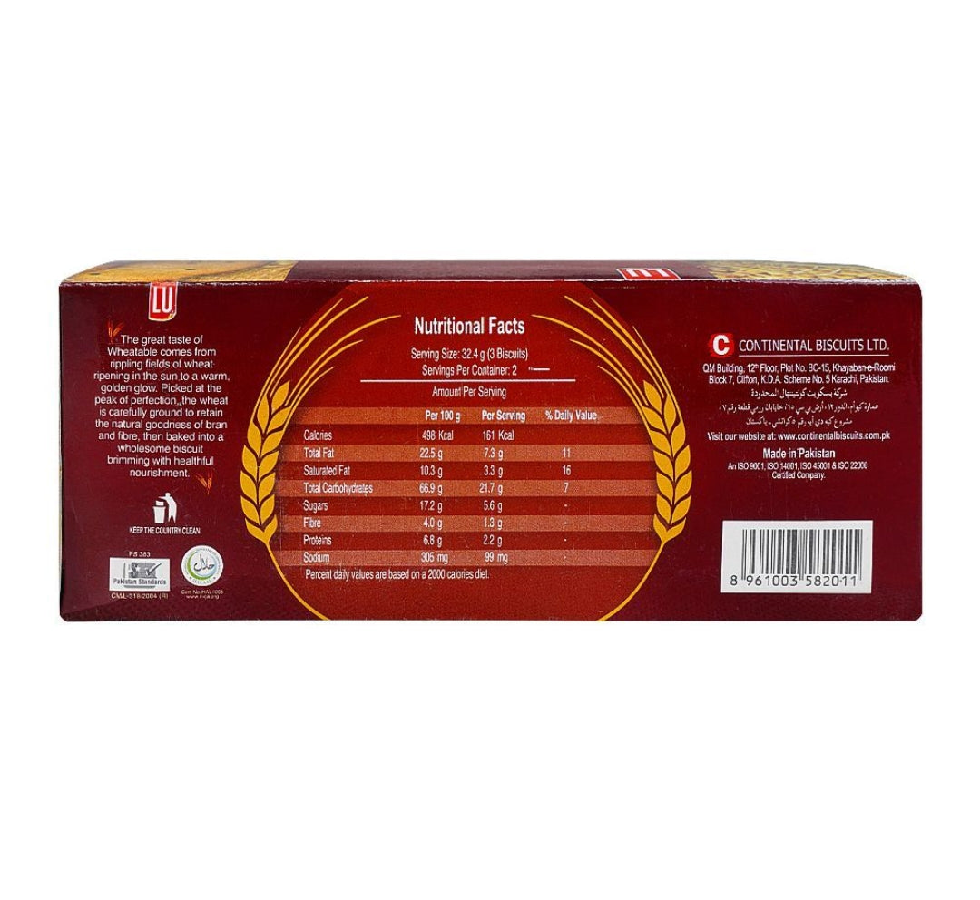 Wheatable Biscuit, Snack Pack Box