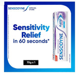 Sensodyne Rapid Action & Long Lasting Protection Mint Toothpaste, 70g