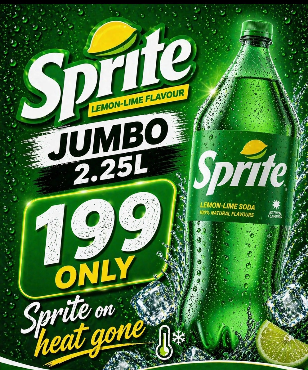 Sprite 2.25 Liters