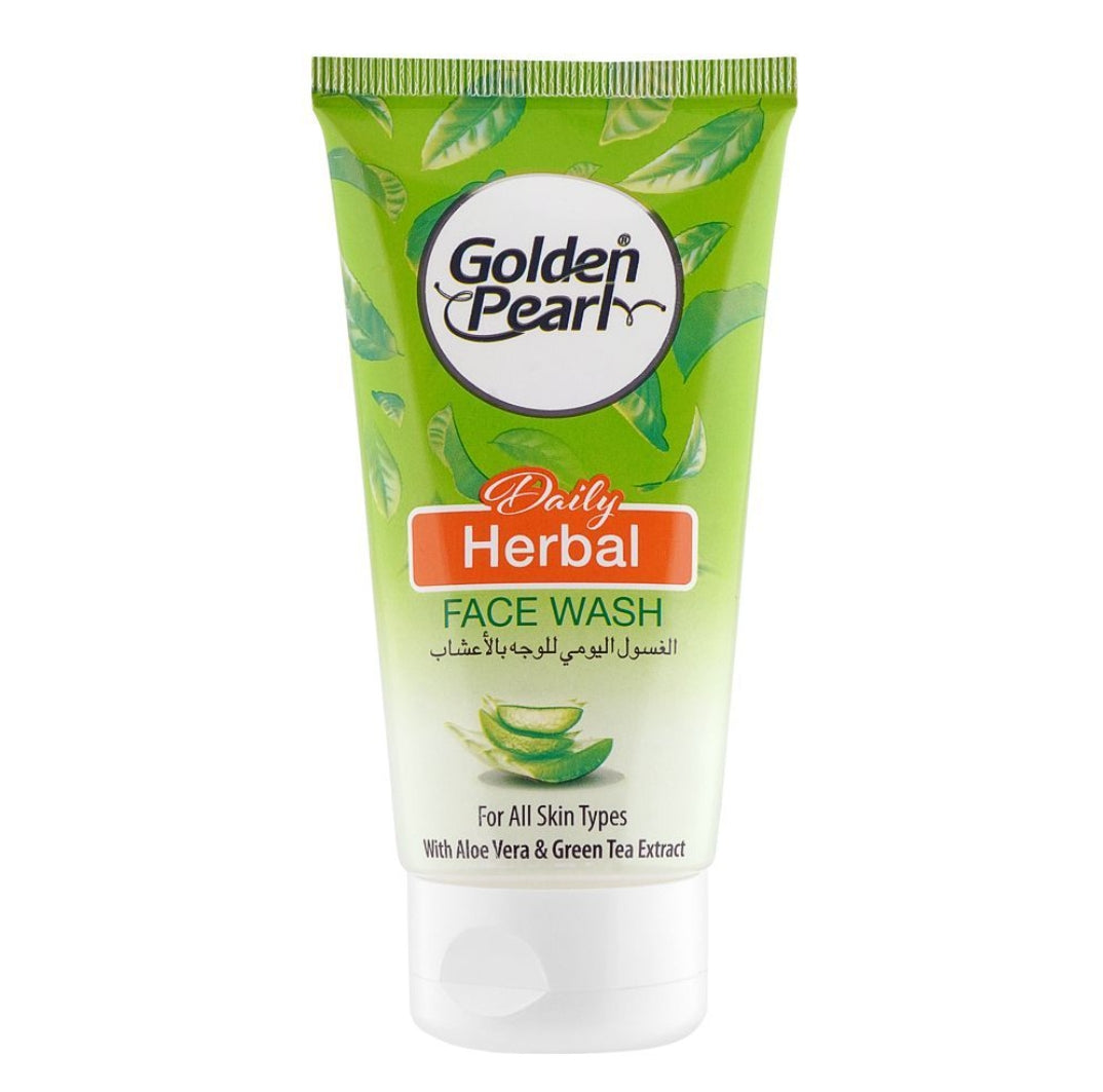 Golden Pearl Daily Herbal Face Wash, For All Skin Types, 150ml