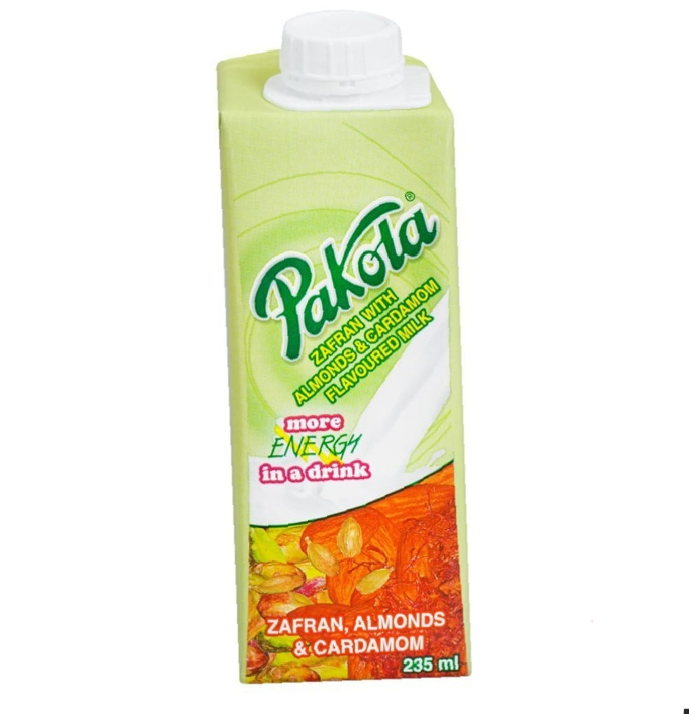 Pakola Zafran Almond & Cardamom Flavored Milk, 235ml
