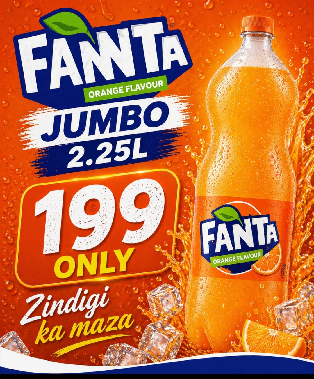 Fanta Orange 2.25L