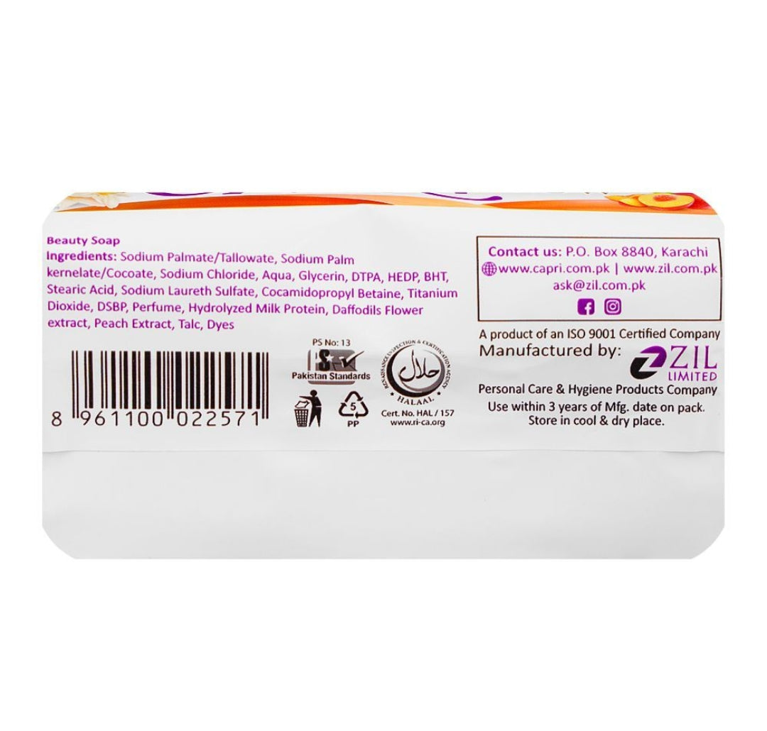Capri Glow Daffodil Peach Soap, 120g