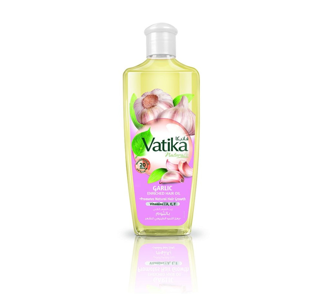Dabur Vatika Naturals Garlic Natural Hair Growth Enriched Hair Oil, 200ml
