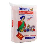 Butterfly Mother Comforts Stick On Napkins, Medium, 16-Pack