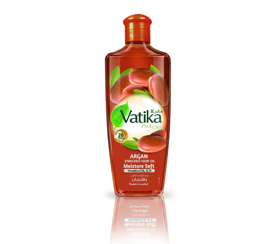 Dabur Vatika Naturals Moisture Soft Argan Enriched Hair Oil, 200ml
