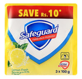 Safeguard Lemon Fresh Soap 3-Pack 100gm Value Pack
