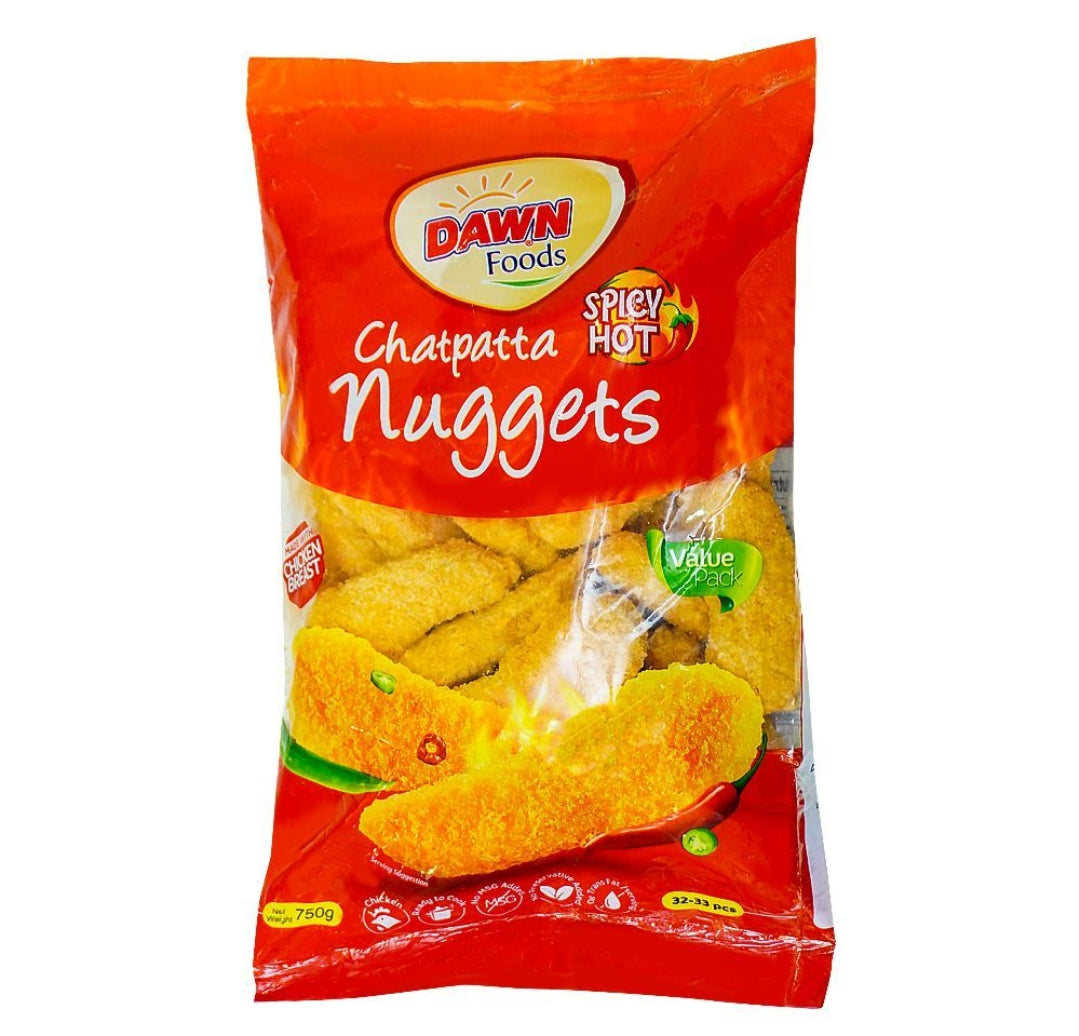 Dawn Spicy Hot Chatpatta Nuggets, 32-33-Pack, 750g